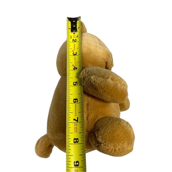 Teddy Bear Honey Potbelly Chubby Plush Russ #409 Made In Korea Stuffed Animal - Picture 6 of 7